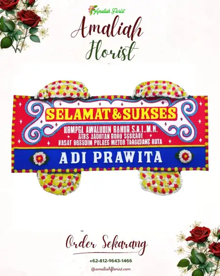 Papan Bunga Ucapan Selamat Sendang